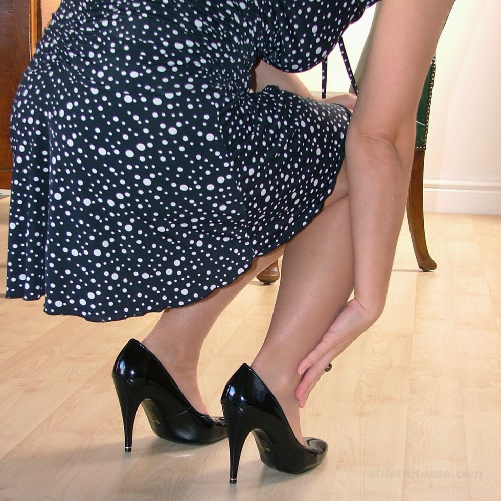 nylon and heels image